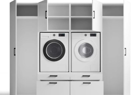 Wasmachinekasten wit | Wasombouw - Wasombouw