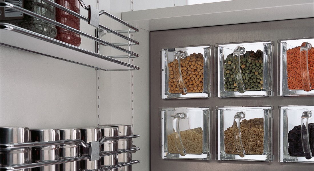 Handige ruimtewinners voor de SieMatic keukenkasten
