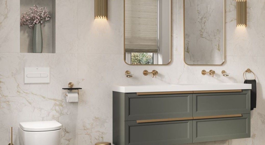 Een Hotel Chique badkamer