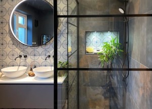 Kuadra H Stripes douchecabine | Novellini - Novellini