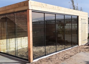 Houten uitbouw serre | MG Houtbouw