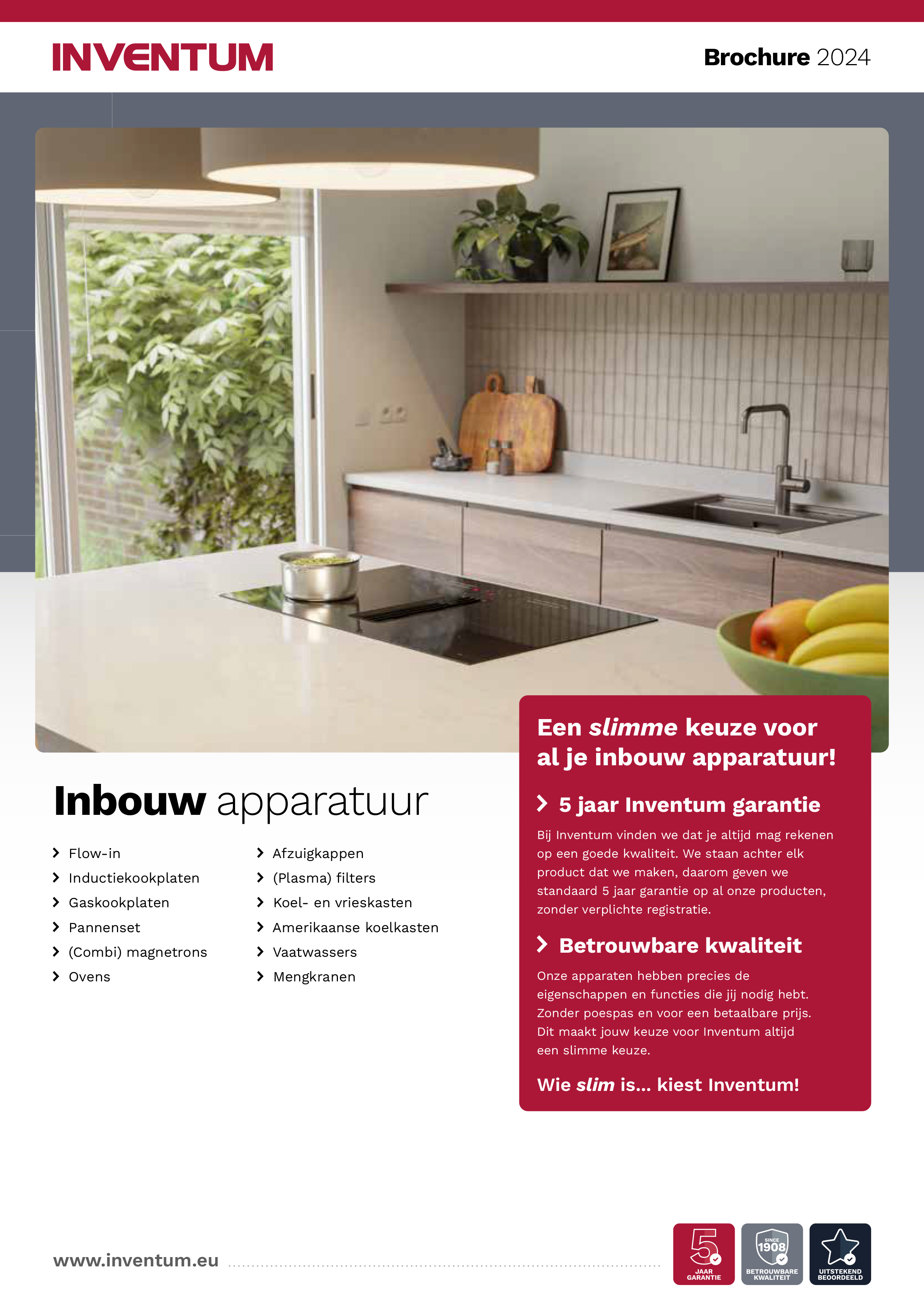 Inventum inbouw apparaten | brochures
