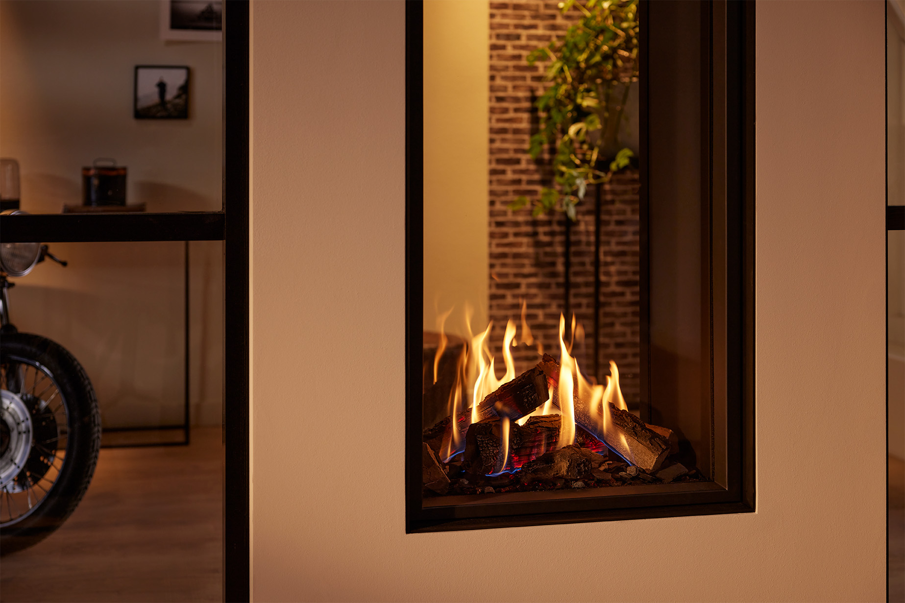 55XH Front/Tunnel haard | Trimline Fires