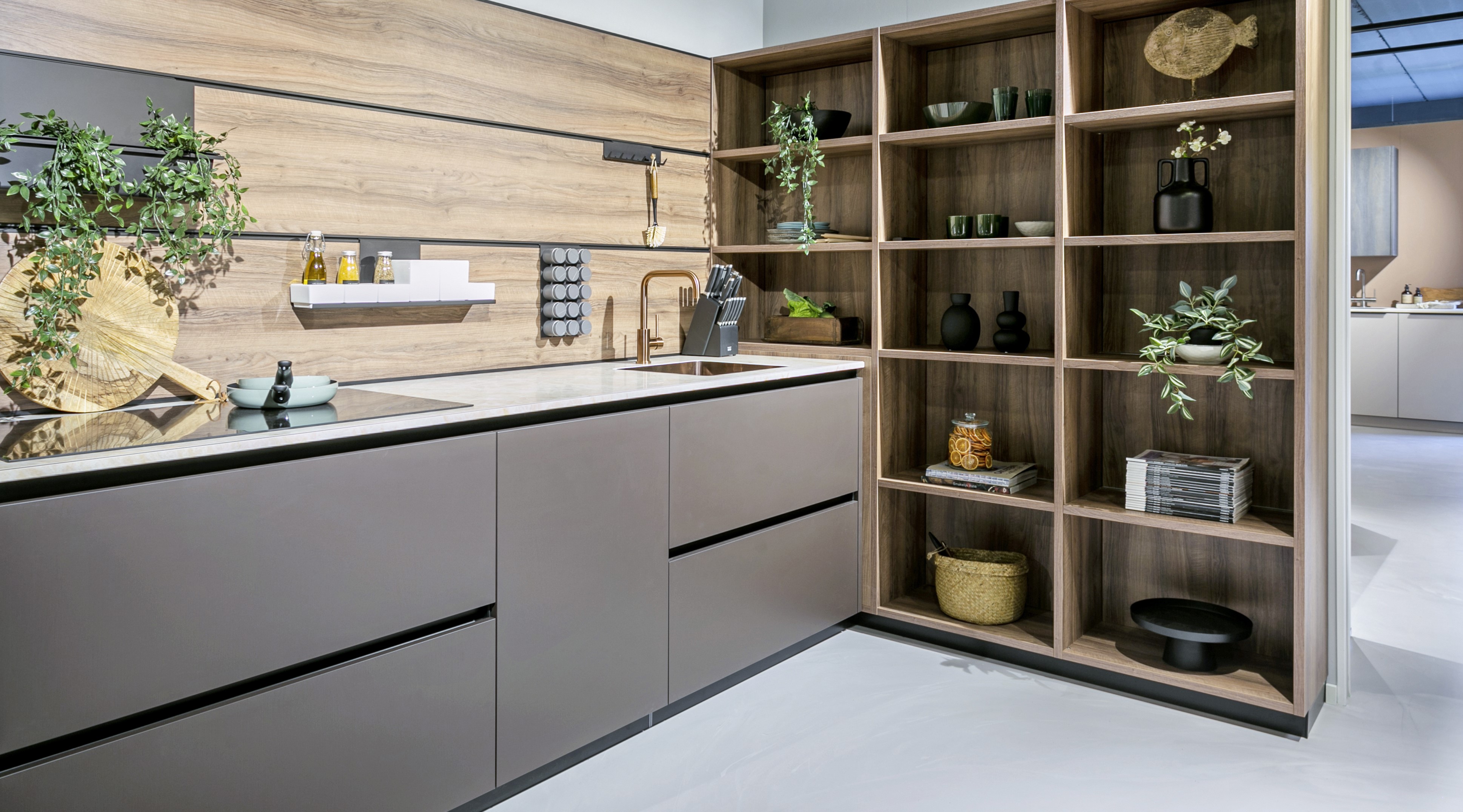 Bruine keuken | Keukenspecialisten.nl