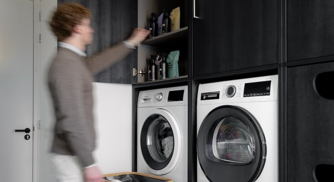 Optimaliseer je bijkeukenruimte met een kast boven je wasmachine