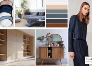 Moodboard interieur: Blauw en hout voor rust en warmte - 