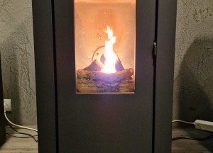 NextElite (strak design) nieuwe generatie pelletkachel - BlueSolid