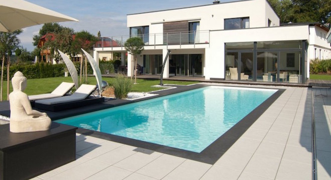 Extra luxe: een zelfreinigend zwembad