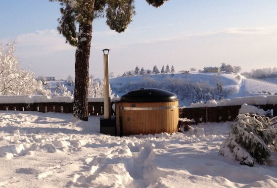 Ontspannen genieten van een hottub in de winter - Hottub Select