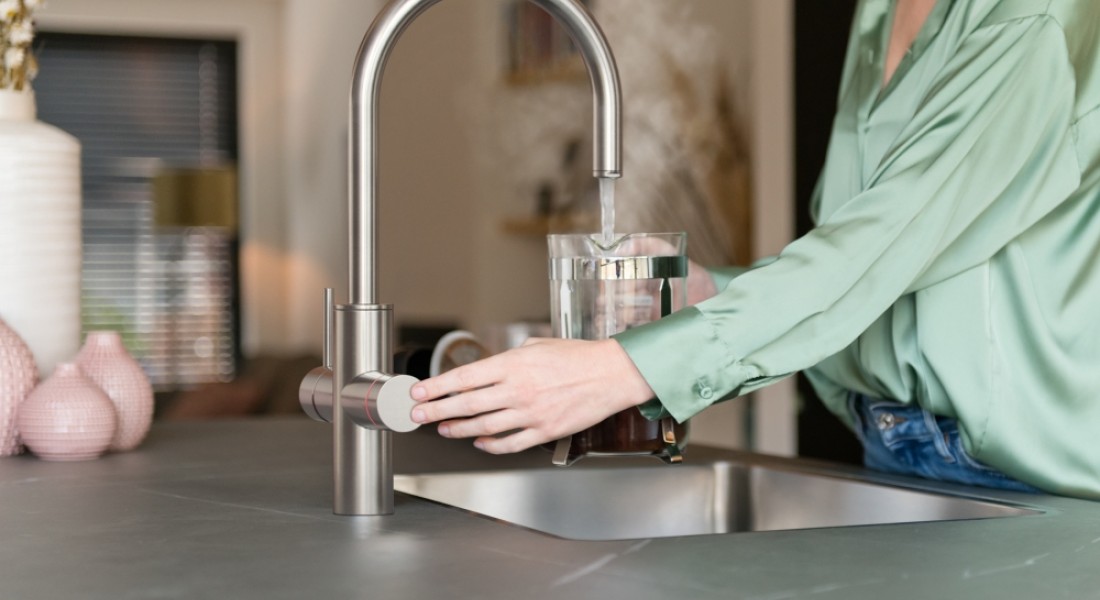3-in-1 kokend water systeem van Franke