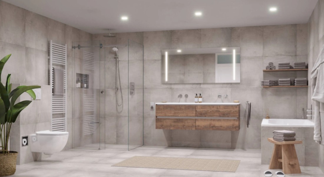 Start de renovatie van je badkamer met een 3D tekening