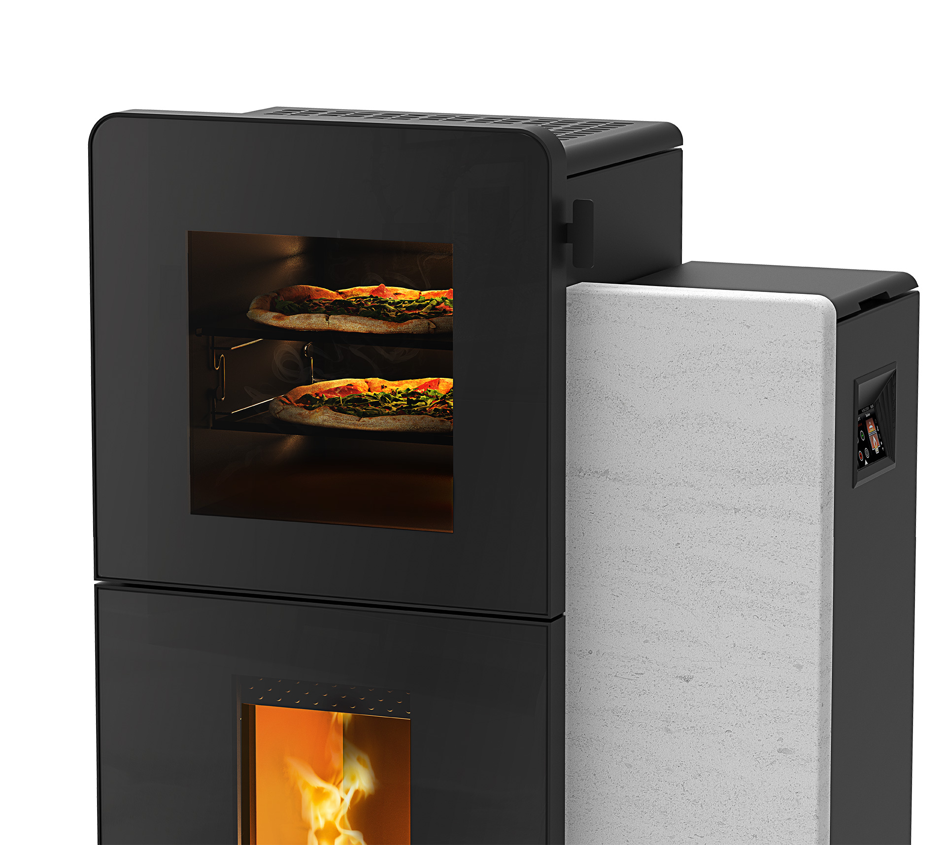 Is koken én verwarmen met één kachel mogelijk?