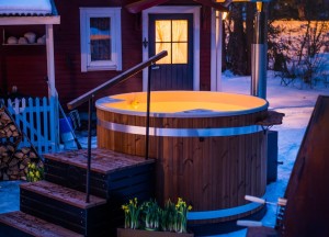 Vanuit de hottub genieten van de sneeuw - Hottub Select