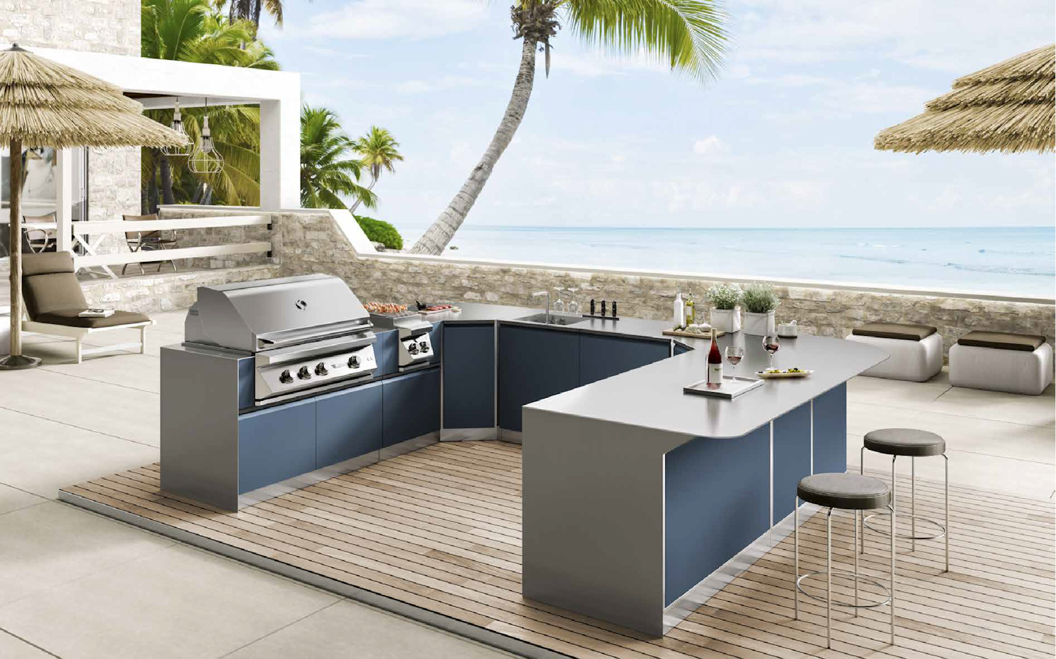 Buitenkeuken Casanova U-vorm