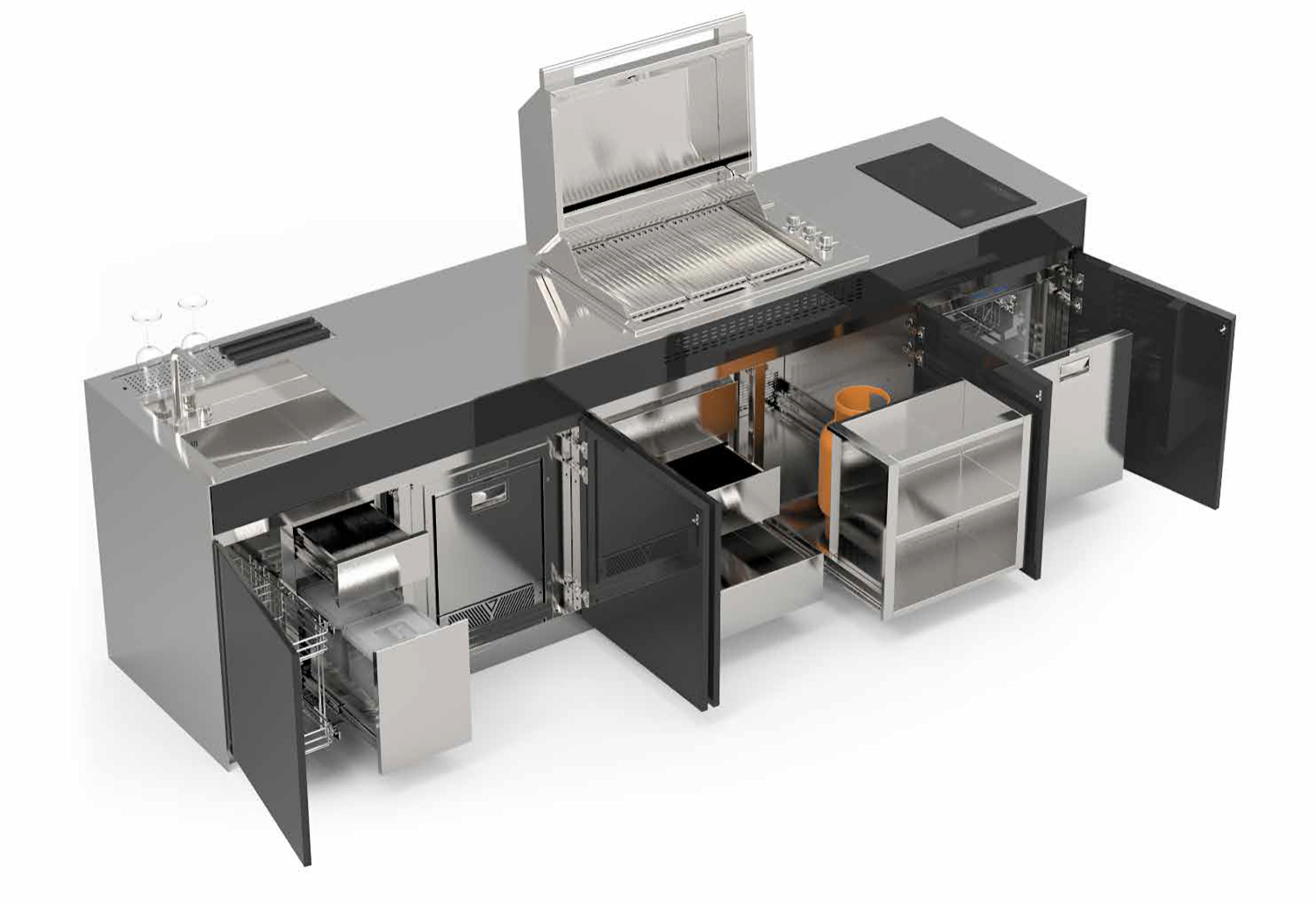 Buitenkeuken Bellavita details