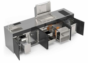 Buitenkeuken Bellavita details - Officina Buitenkeukens