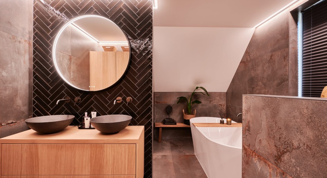 Een metamorfose van de badkamer