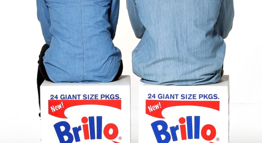 De Andy Warhol Brillo Box Pouf