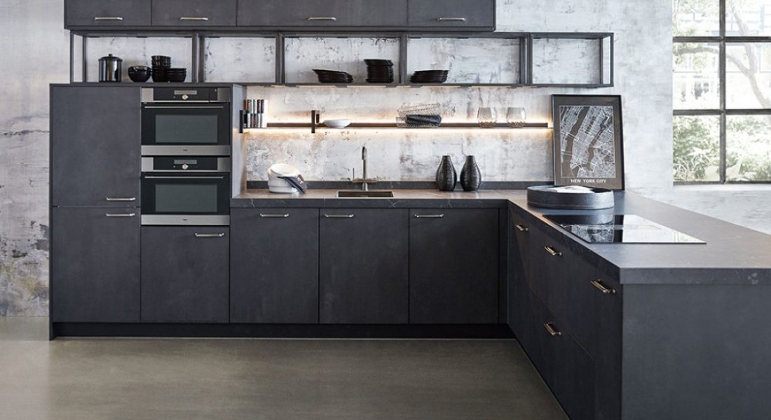 Industriële keuken Black Metal | Keller Keukens