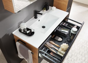 Badmeubel 6040 met glazen fronten | Pelipal