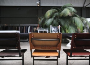 Memento stoelen van leer en staal - 