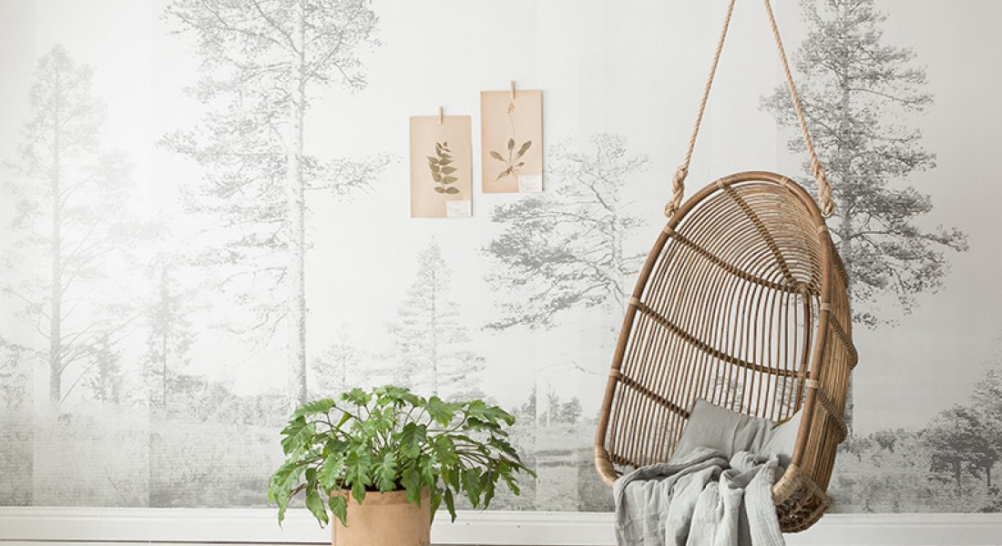 Fotobehang met de sfeer van Scandinavië