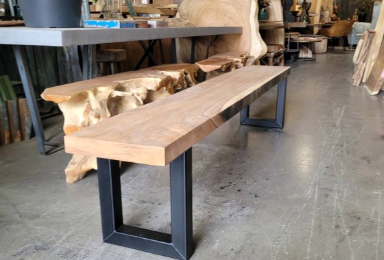 Suar boomstambankje | Woodindustries - Woodindustries