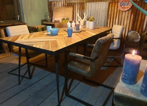 Visgraat tafel | Woodindustries - Woodindustries