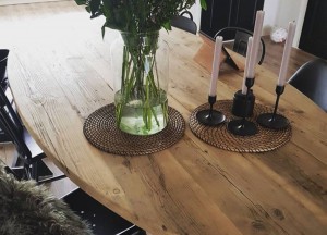 Ovale tafel in huis | Woodindustries - Woodindustries