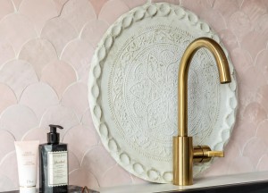 Zellige Pastel Rose Poisson Echelles | Designtegels.nl - 