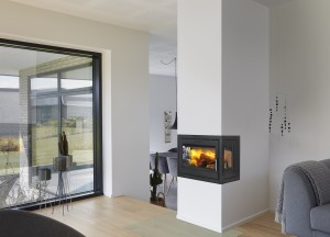 Driezijdige haard Jupiter 550XL | Meteor - Meteor