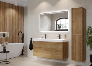 Massief houten badmeubel Virginia | H&R Badmeubelen