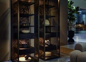 Glazen hoge vitrinekasten |  i-luminate