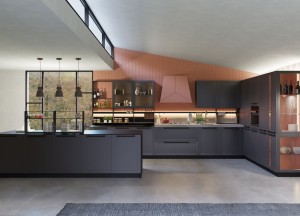 Bokline design-opbergoplossing voor de keuken - 