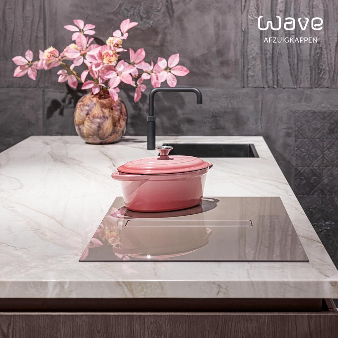 Kookplaat met afzuiging in 5 kleuren | WAVE