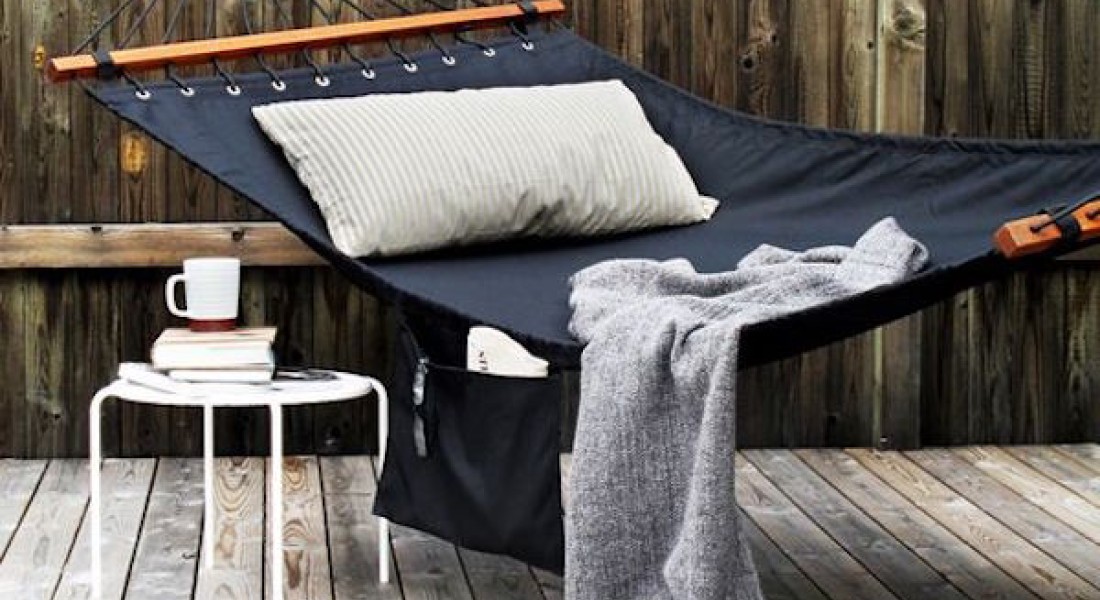 Het leven is goed in een hangmat