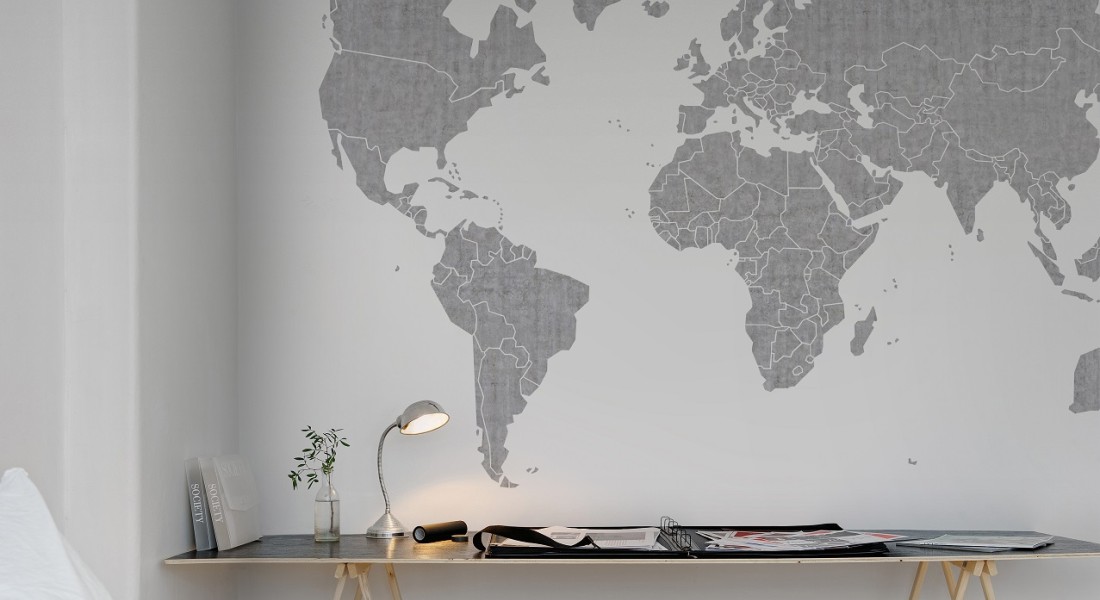De wereld op je muur