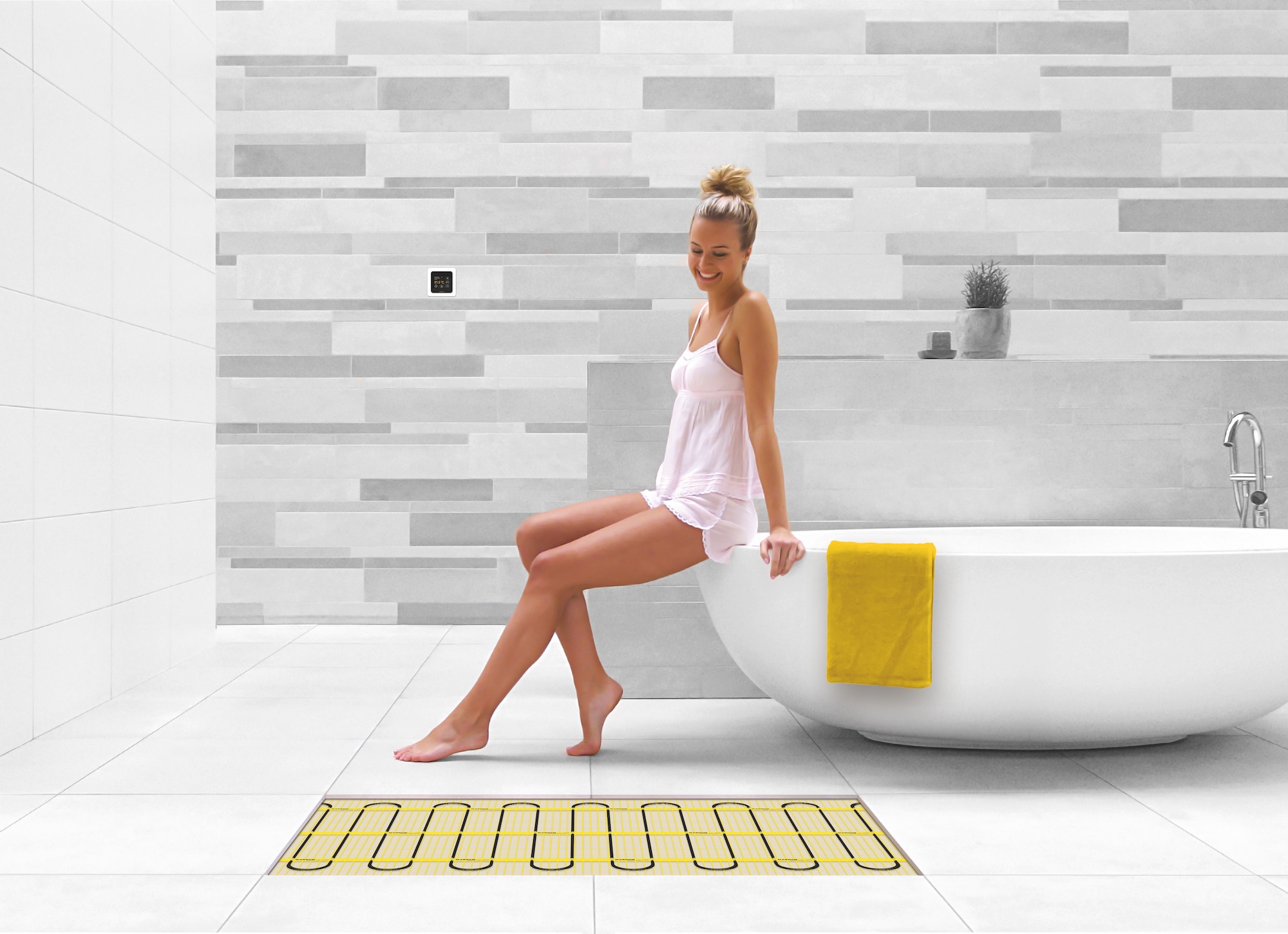 Vloerverwarming badkamer | mijn bad in stijl