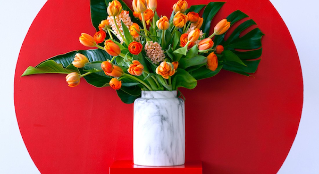 Stylen volgens bloementrend "Energiser"