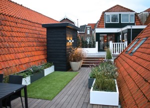 Een luxe daktuin in Hoorn - 