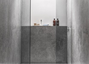 Sestra douchevloer met voelbare steenstructuur | Geberit