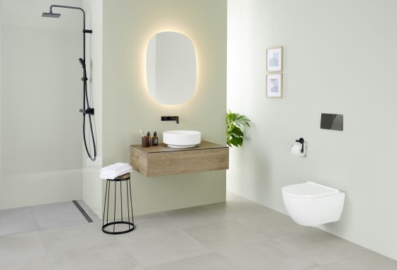 Option Round en Oval verlichte spiegels voor wie houdt van design | Geberit - Geberit