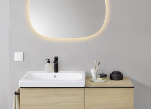 Option Round en Oval verlichte spiegels voor wie houdt van design | Geberit