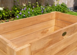 Teakhouten plantenbak 50x100x70cm | Puurteak