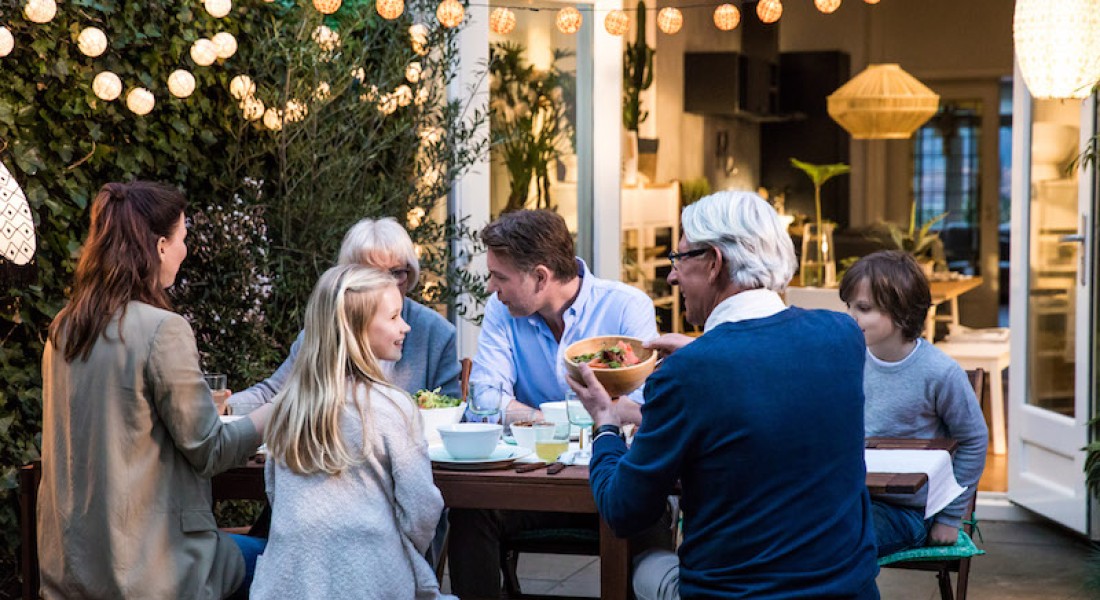 Mini foodfestival in eigen tuin