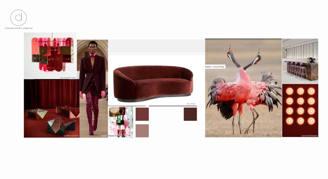 Ton sur ton Bordeaux! Spelen met 1 kleur in je interieur