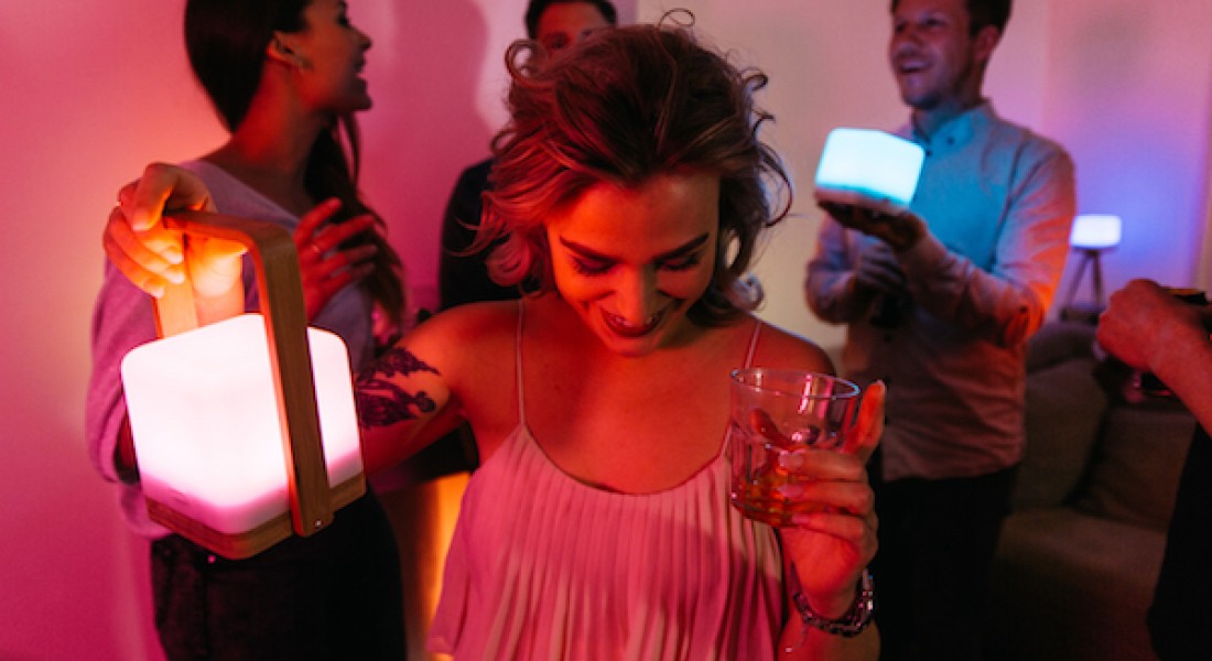 Draadloos de sfeer bepalen