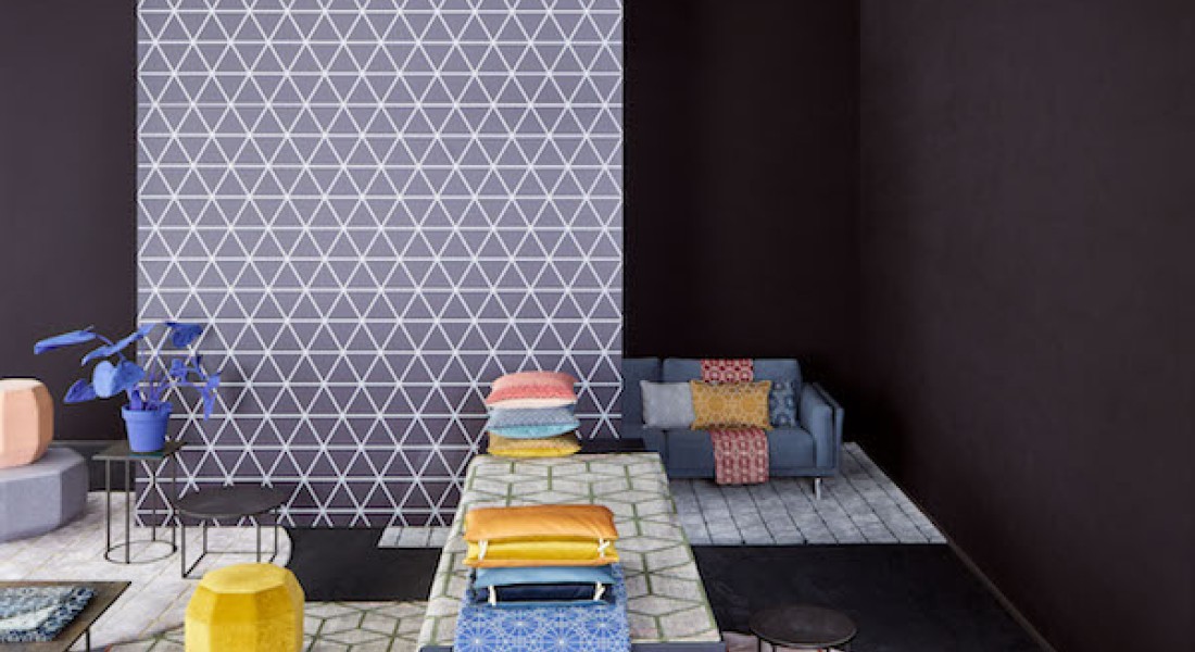 Zitten op een amulet - pouf & bijzettafel