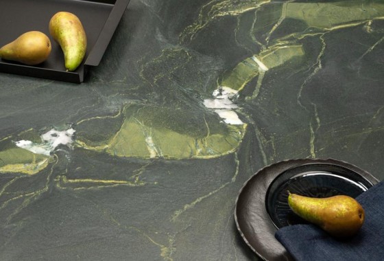 Donkergroen natuursteen Avocatus | werkblad Dekker Zevenhuizen - Dekker Zevenhuizen