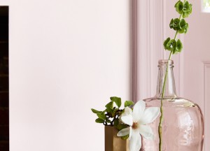 Steun Pink Ribbon met roze in huis - 